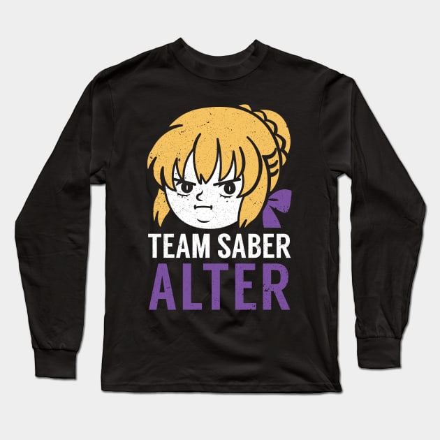 Team Saber Alter Long Sleeve T-Shirt by merch.x.wear